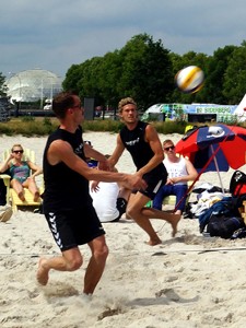 Velspillet beachvolley i Tronholmparken