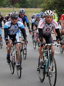 Frank Eriksen cyklede hjem med en sejr