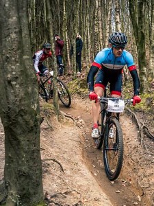 Mountainbikerne i kamp