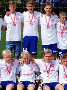 Vorup FB’s dygtige drenge er nu jysk mester