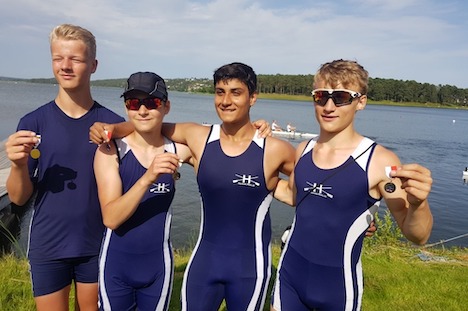 Ungdomsroer fra Randers vinder 4 medaljer i Sarpsborg