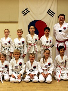 Taekwondo-børnene er nu gradueret