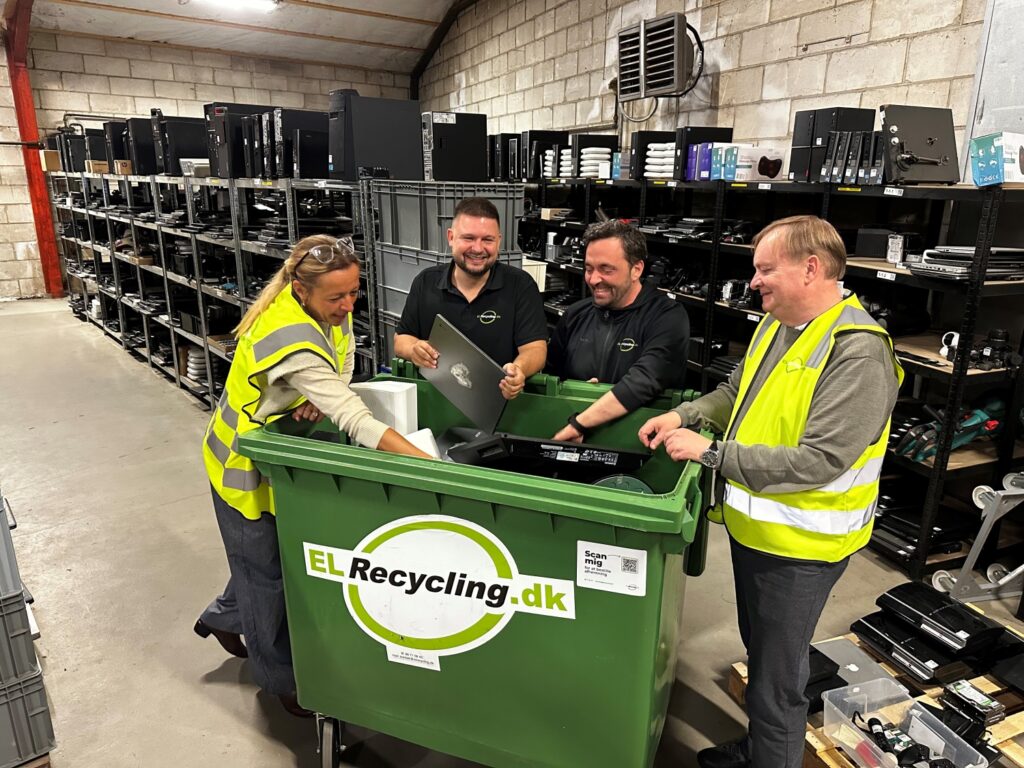 Elektronikaffald i Randers forvandles til ressource