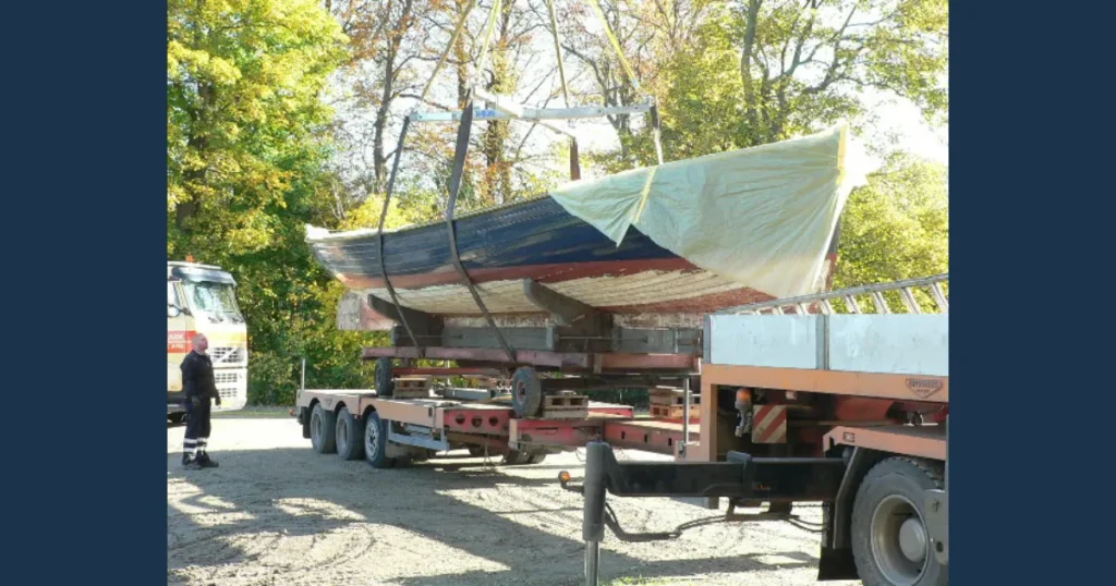 Den historisk konge-båd kaldet ”Den Blå Chalup” er snart på vej til Randers