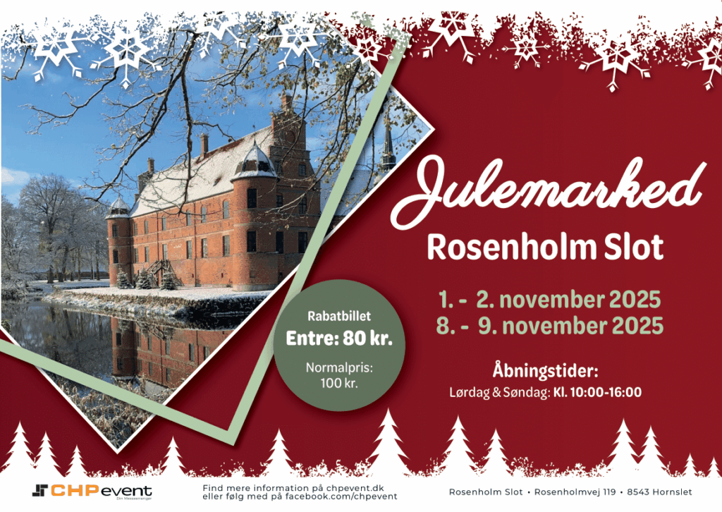 Rabatbillet Julemarked Rosenholm Slot 2025 1