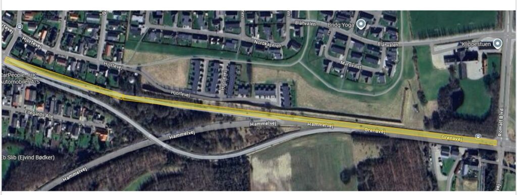 Øvre del af Grenåvej indenfor byskiltet forbliver spærret længere end planlagt