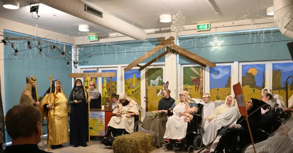 Se billederne fra årets krybbespil på Lene Bredahls Gade