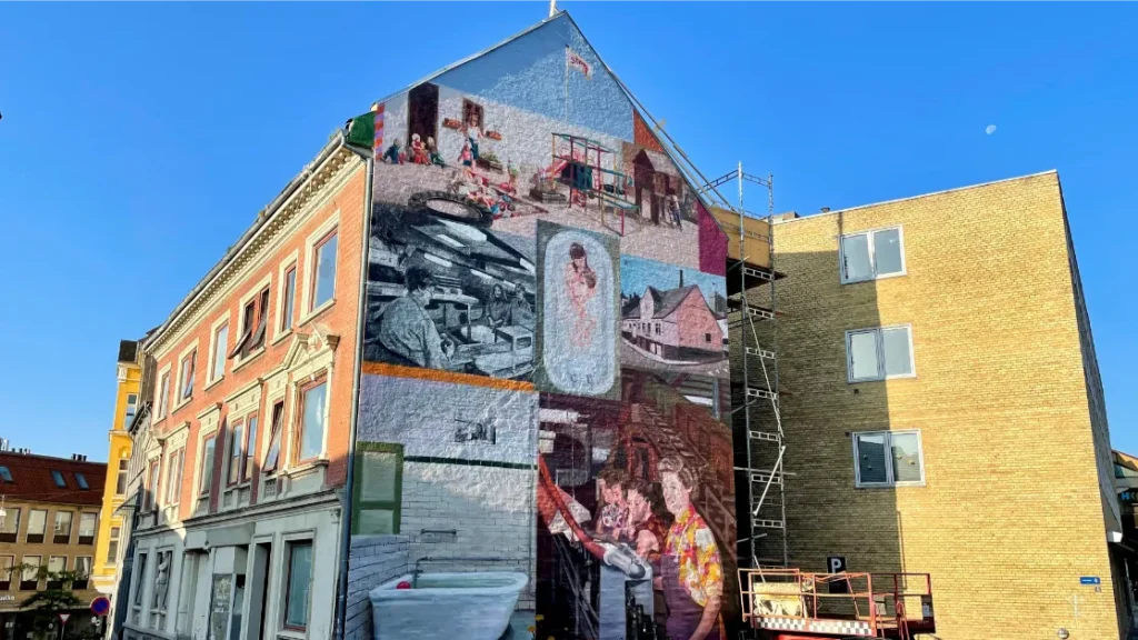 Randers Kommune søger forstæder til nyt gavlmaleri: Lokalområder kan melde sig nu