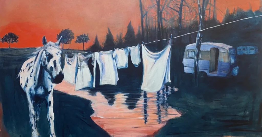 Anne Risum udstiller i Mellerup: “Livtag med tilværelsen” på lærred og i grafik