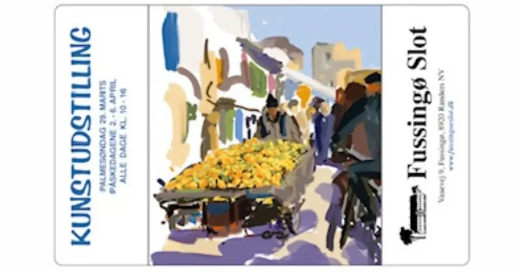 Påskeudstilling på Fussingø Slot: 18 kunstnere rykker ind i de historiske rammer